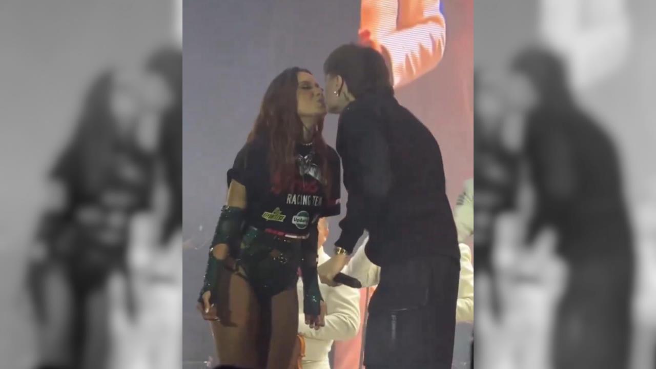 El encuentro entre Anitta y Peso Pluma en el Tecate Pal Norte ha generado un gran revuelo en las redes sociales / Foto: X @ToysBrooke24719