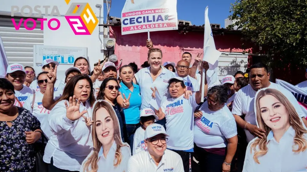 Cecilia Patrón Laviada recorre Mérida en busca de cambios positivos