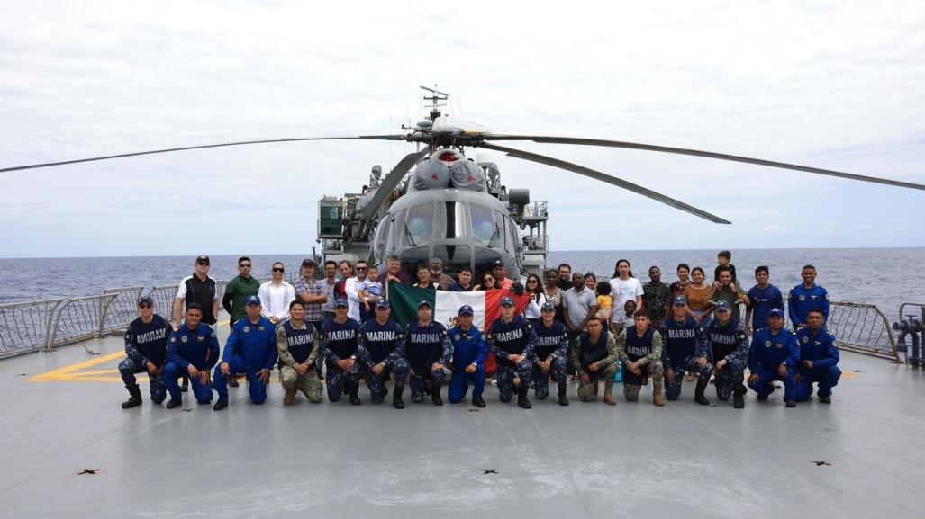 Así fue la evacuación de mexicanos en el Caribe