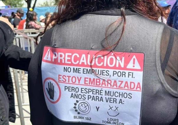 No me empujes, por fi: Mujer embarazada se hace viral en el Pal Norte