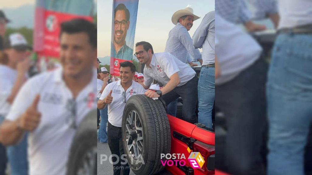 Arranca David de la Peña campaña en busca de la reelección en Santiago