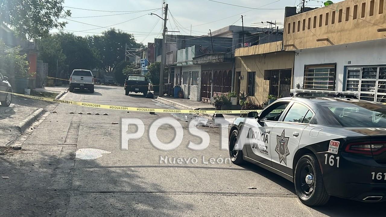 La zona fue asegurada por agentes ministeriales, por su parte de los agresores nada se sabe. Foto: Raymundo Elizalde.