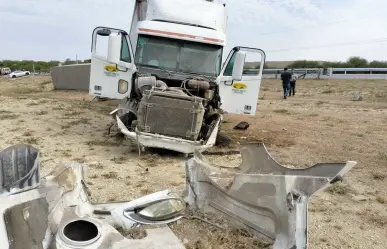 Alerta en carretera Victoria - Zaragoza: Chofer lesionado en accidente