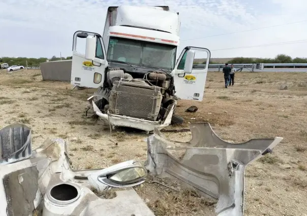 Alerta en carretera Victoria - Zaragoza: Chofer lesionado en accidente