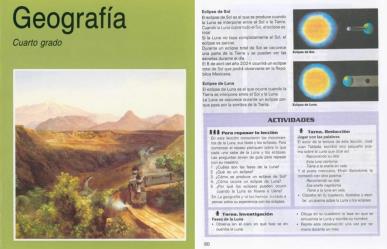Libro de primaria de 1993 anticipó eclipse total del 8 de abril 2024