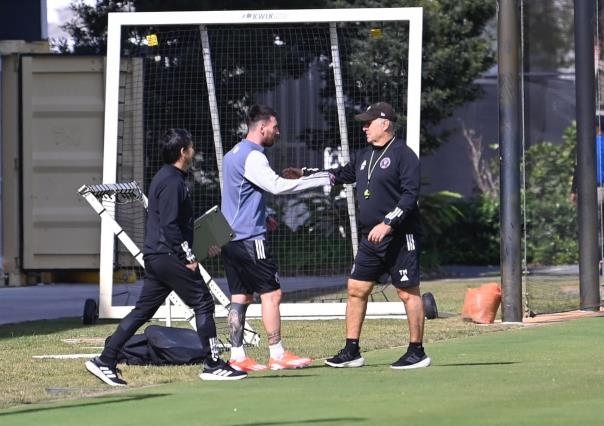 Lionel Messi salió a entrenar con Inter de Miami  ¿Jugará contra Rayados?