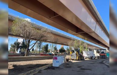 Vacaciones no pausaron trabajos de construcción en el puente Francisco Villa