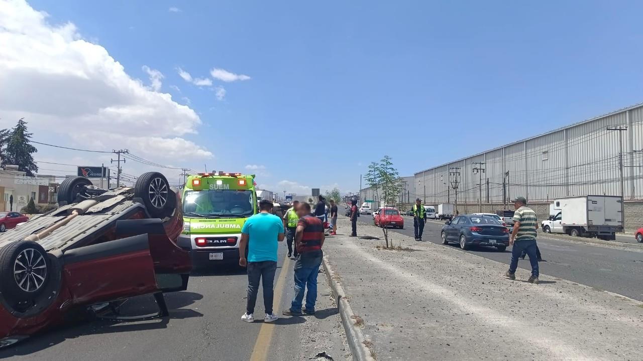 Choque deja nueve heridos en la carretera Toluca - Naucalpan