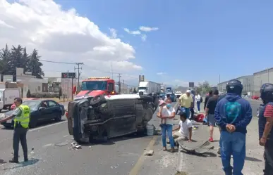 Choque deja nueve heridos en la carretera Toluca - Naucalpan