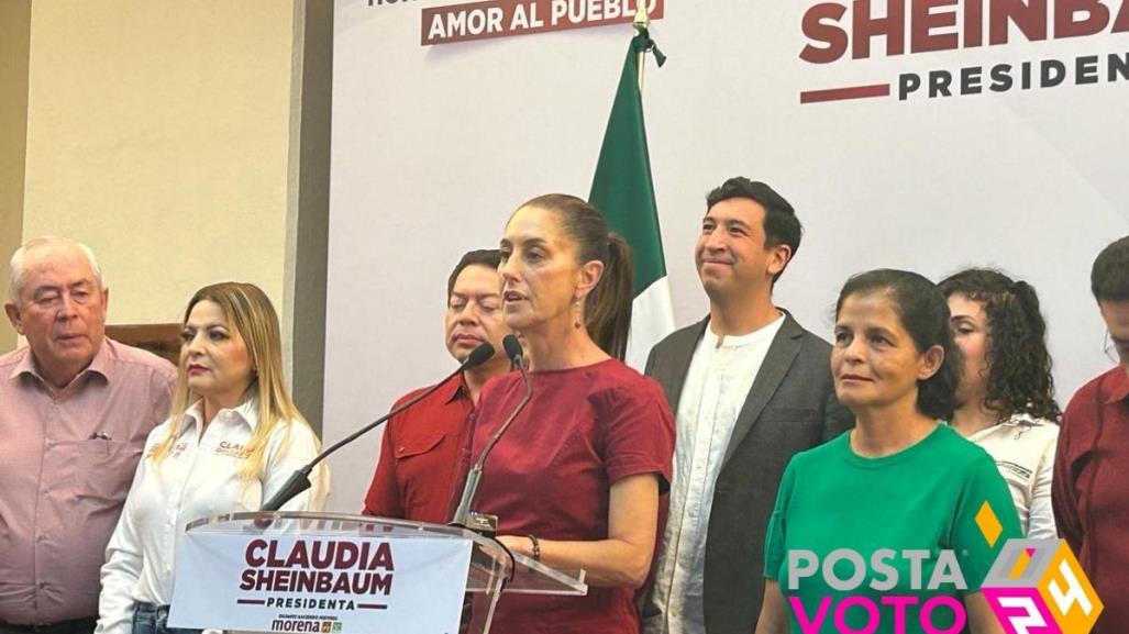 Vamos a ganar el debate: Claudia Sheinbaum