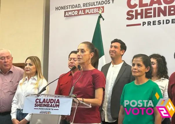 Vamos a ganar el debate: Claudia Sheinbaum