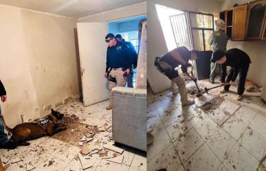 Hallan tres cuerpos sepultados en una casa en Ciudad Juárez, Chihuahua