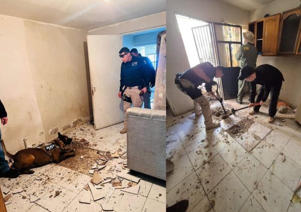 Hallan tres cuerpos sepultados en una casa en Ciudad Juárez, Chihuahua