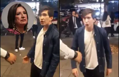 VIDEO: Exponen a hijo de Xóchitl Gálvez insultando a guardias de bar en Polanco