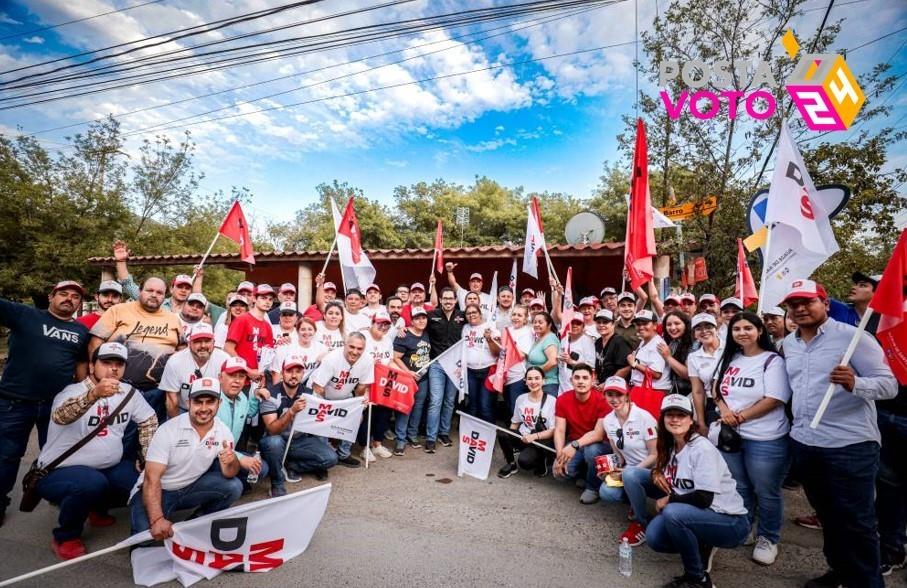 David de la Peña, presentó sus propuestas de campaña en materia de seguridad pública. Foto. Cortesía