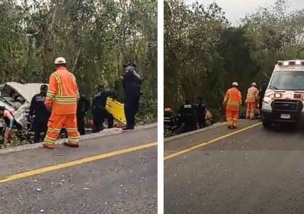 Trágico accidente en la vía Mérida-Cancún deja un menor fallecido y 5 lesionados