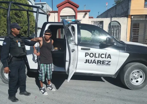Aprehenden a hombre por amenazas en la colonia Colinas del Sol en Juárez