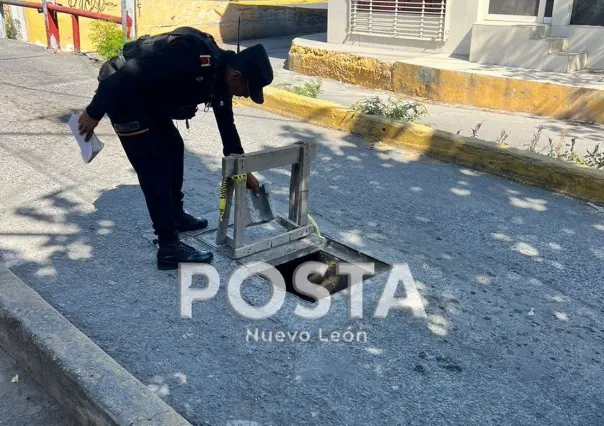 Cae hombre en registro de Agua y Drenaje de Monterrey; se fractura las costillas