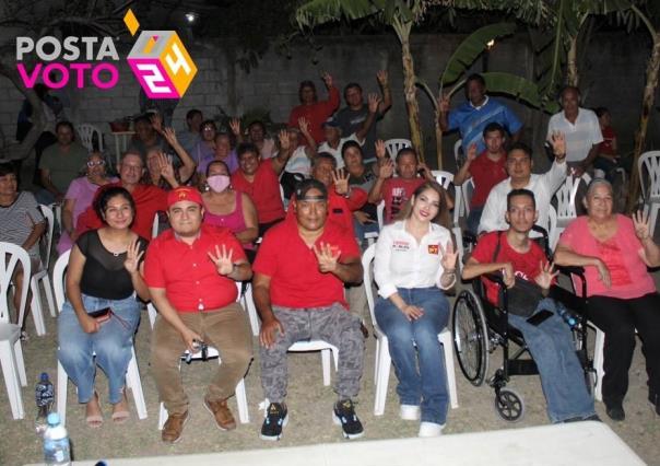 Cendy Robles visitó Mante, Tamaulipas