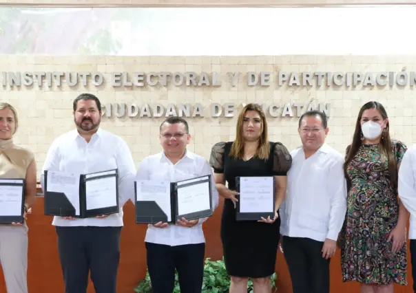 Firman IEPAC Y CIRT convenio para transmitir debate a la gubernatura de Yucatán