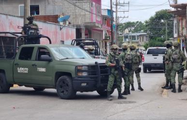 Ejército realiza operativo en un inmueble en Villahermosa, Tabasco