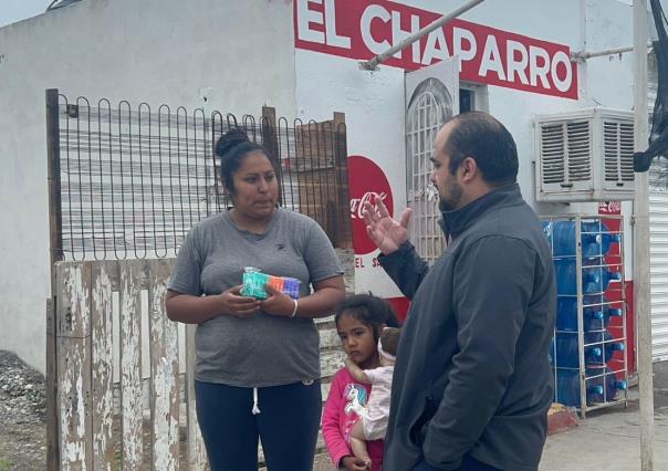 Brinda INFONAVIT apoyo trabajadores de Sabinas por granizada