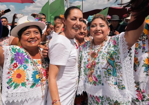 Claudia Sheinbaum en Mérida, la candidata presidencial llegará el 18 de abril