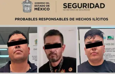 Detienen a tres hombres por posible participación en delitos contra la salud