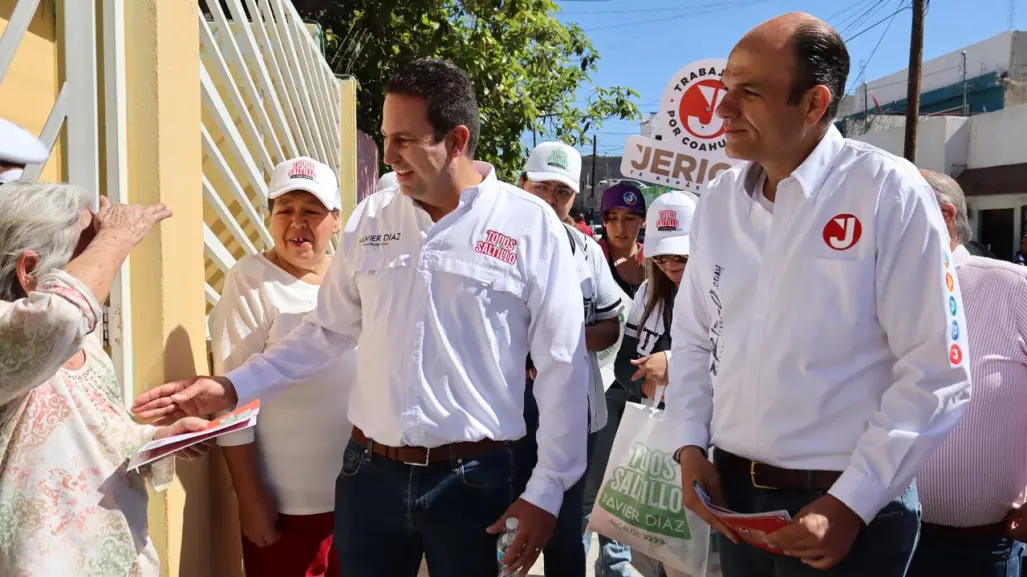 Presenta Javier Díaz propuestas de campaña en la colonia La Madrid en Saltillo