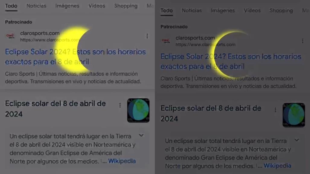 “Google se eclipsa”; esto pasa si buscas información del eclipse