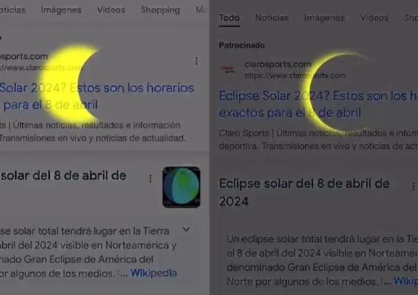 “Google se eclipsa”; esto pasa si buscas información del eclipse