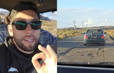 ¡Ya nos exhibiste! Influencer critica mal estado de carretera en BCS