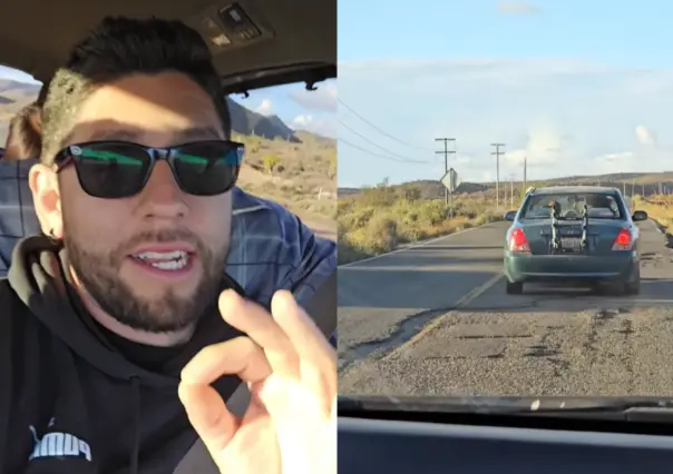 ¡Ya nos exhibiste! Influencer critica mal estado de carretera en BCS
