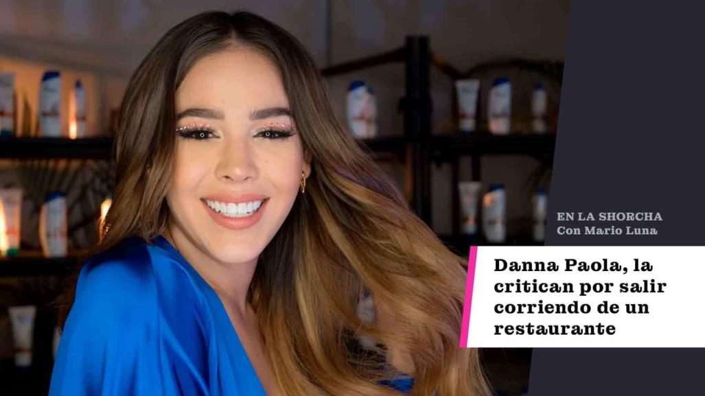 Danna Paola en nueva polémica, la critican por salir corriendo de un restaurante