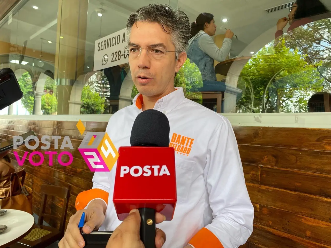 Dante Delgado lamentó la sequía en Veracruz, derivado también de malas políticas a favor del campo Foto: Rosalinda Morales/ POSTA