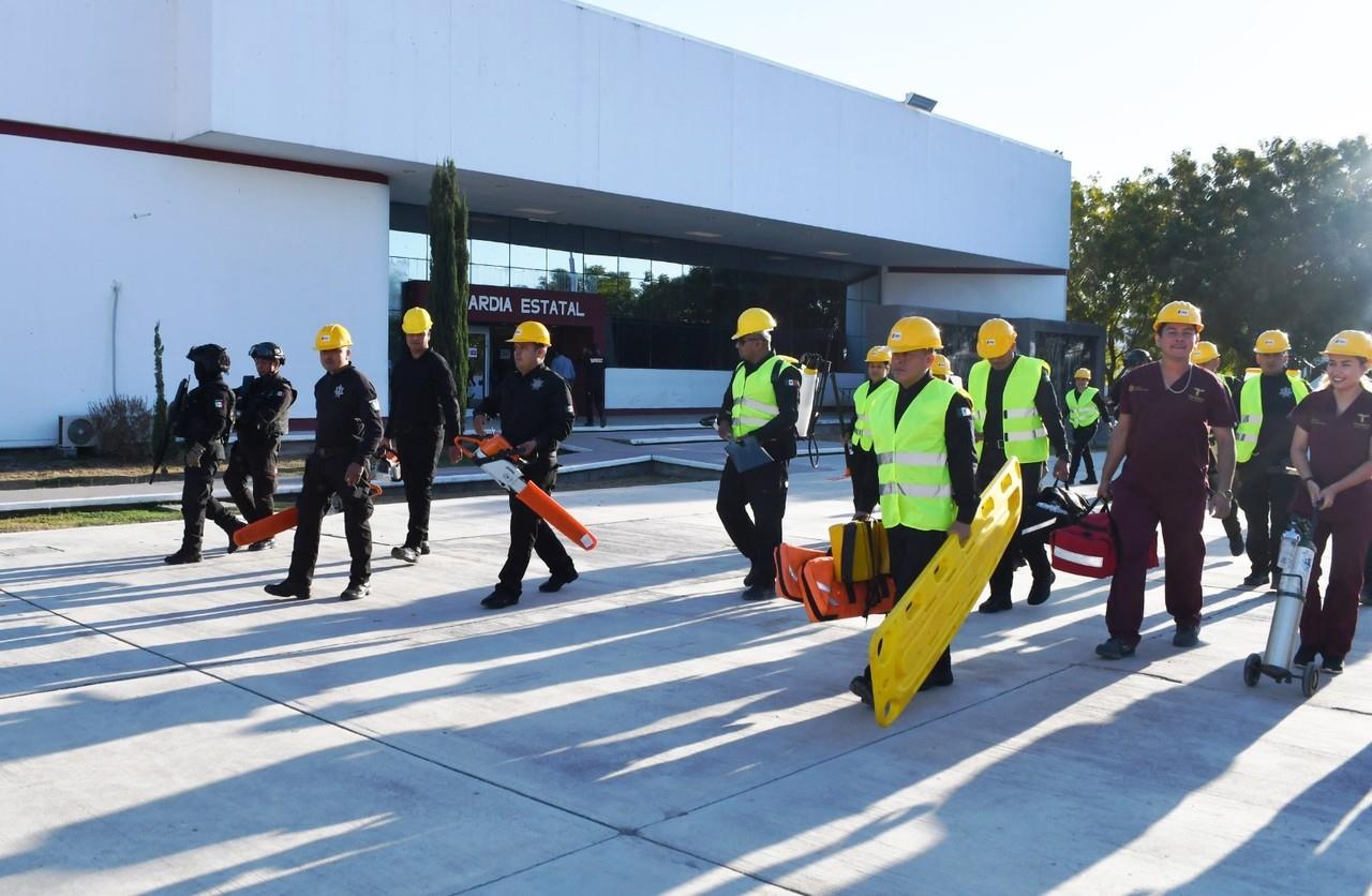 Integra SSPT Plan Tamaulipas para sofocar incendio en El Mante