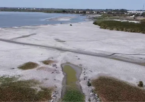 Nivel crítico en la laguna de Champayán