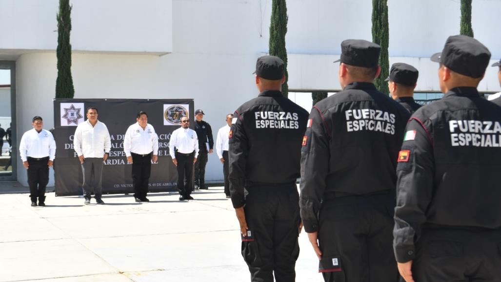 SSP recibe nuevos elementos de Fuerzas Especiales en Tamaulipas