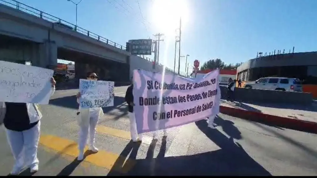 Personal de salud no levantarán manifestación, exigen la presencia de Gobernador