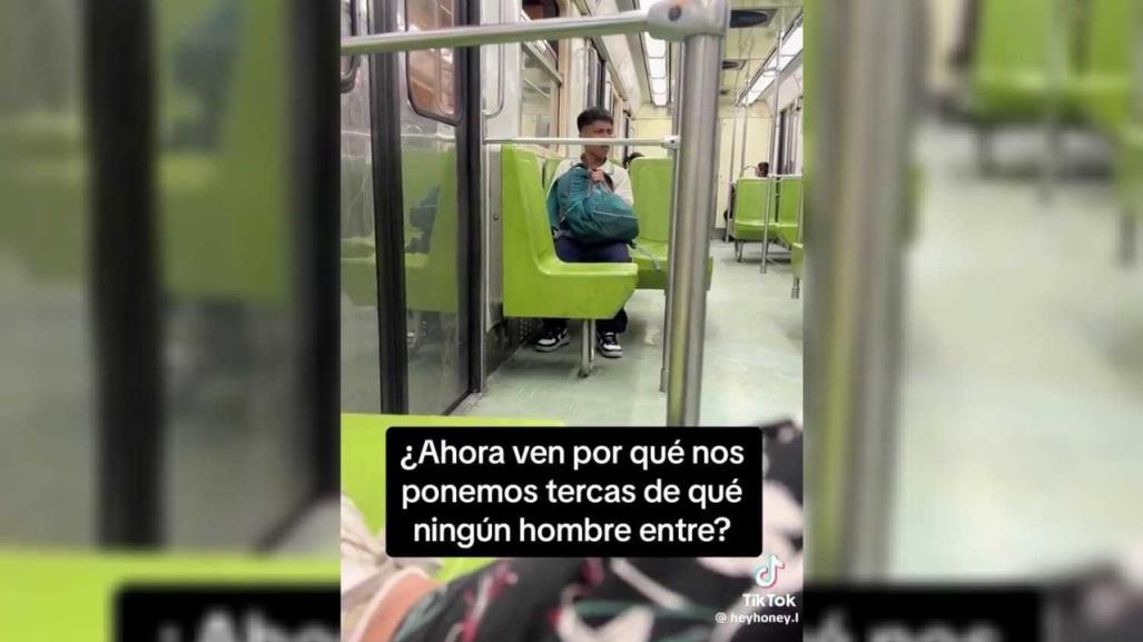 Hombre sube a vagón exclusivo de mujeres del Metro y se toca (VIDEO)