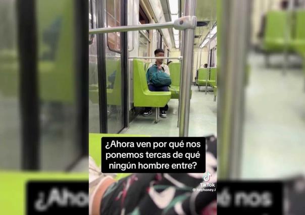 Hombre sube a vagón exclusivo de mujeres del Metro y se toca (VIDEO)