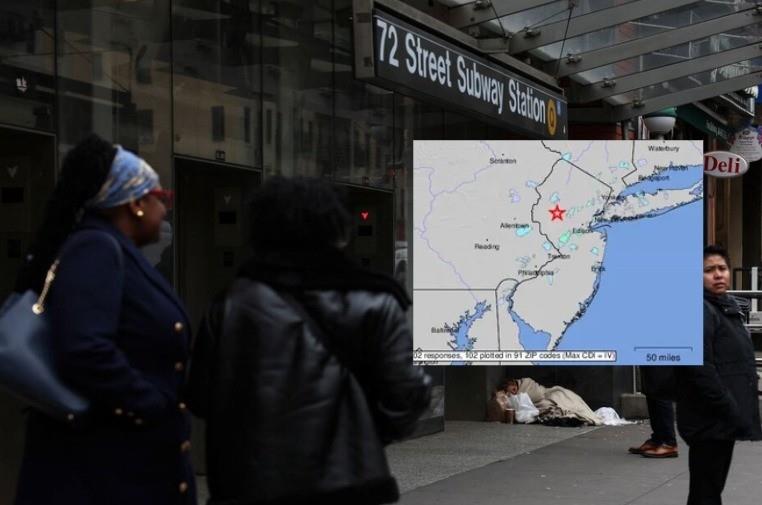 En un edificio de apartamentos en el East Village de Manhattan, un residente de California, una zona más propensa a los terremotos, calmó a los nerviosos vecinos. Foto: Especial.