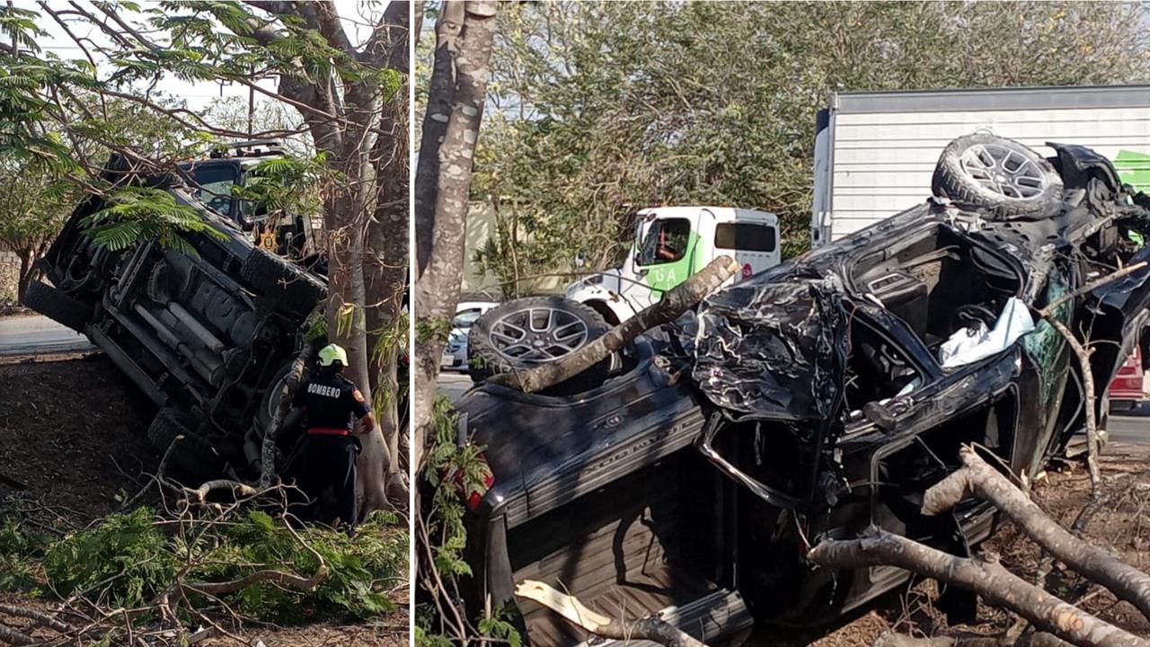 La camioneta abandonada fue remolcada por las autoridades y llevada al corralón Foto: Redes sociales