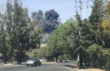 Incendio cerca del Parque de Los Ciervos en Atizapán; alarma a vecinos