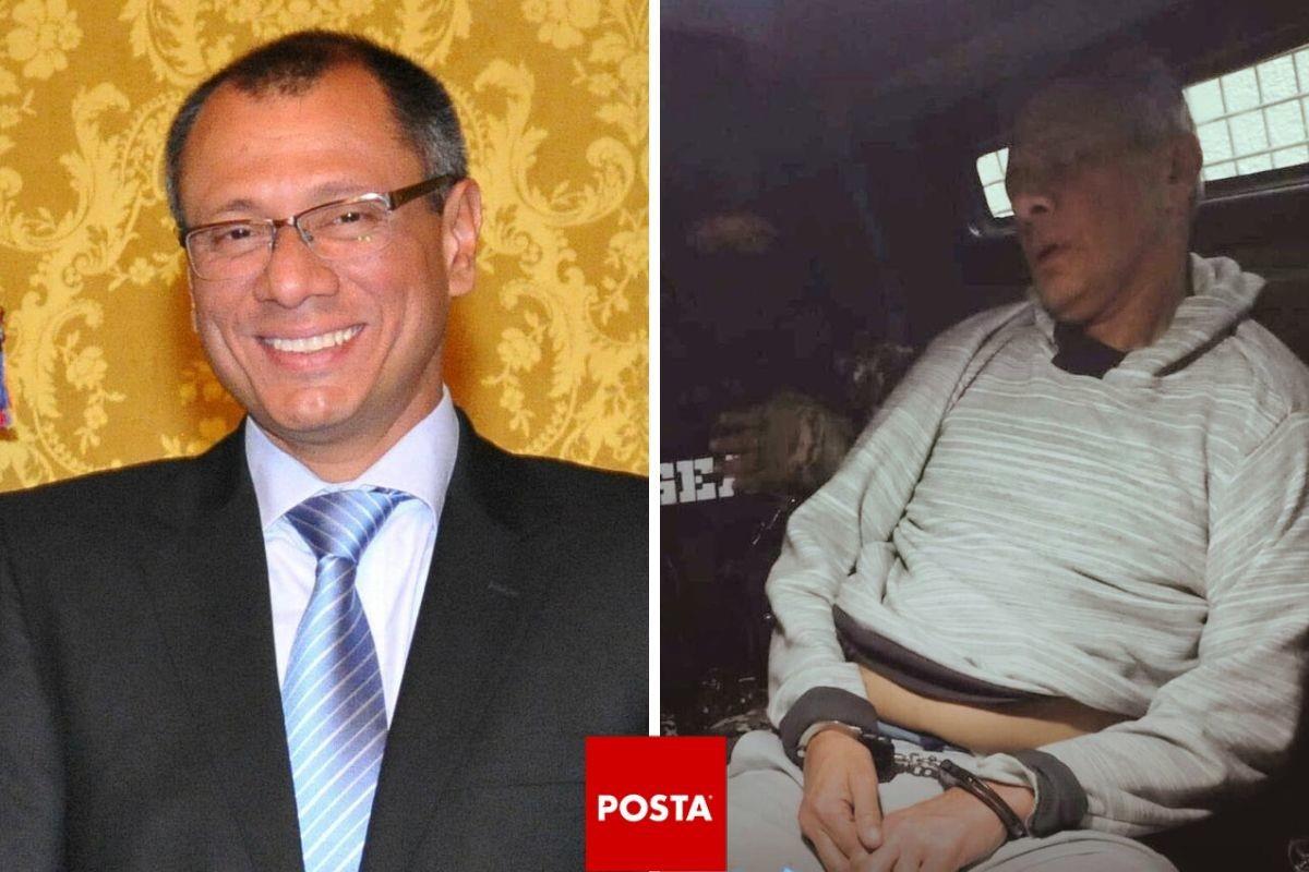 Jorge Glas encarcelado. Foto tomada de: POSTA MÉXICO