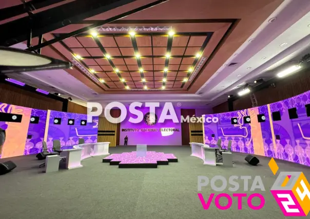 Todo listo para primer debate presidencial; candidatos acuden a ensayo en el INE