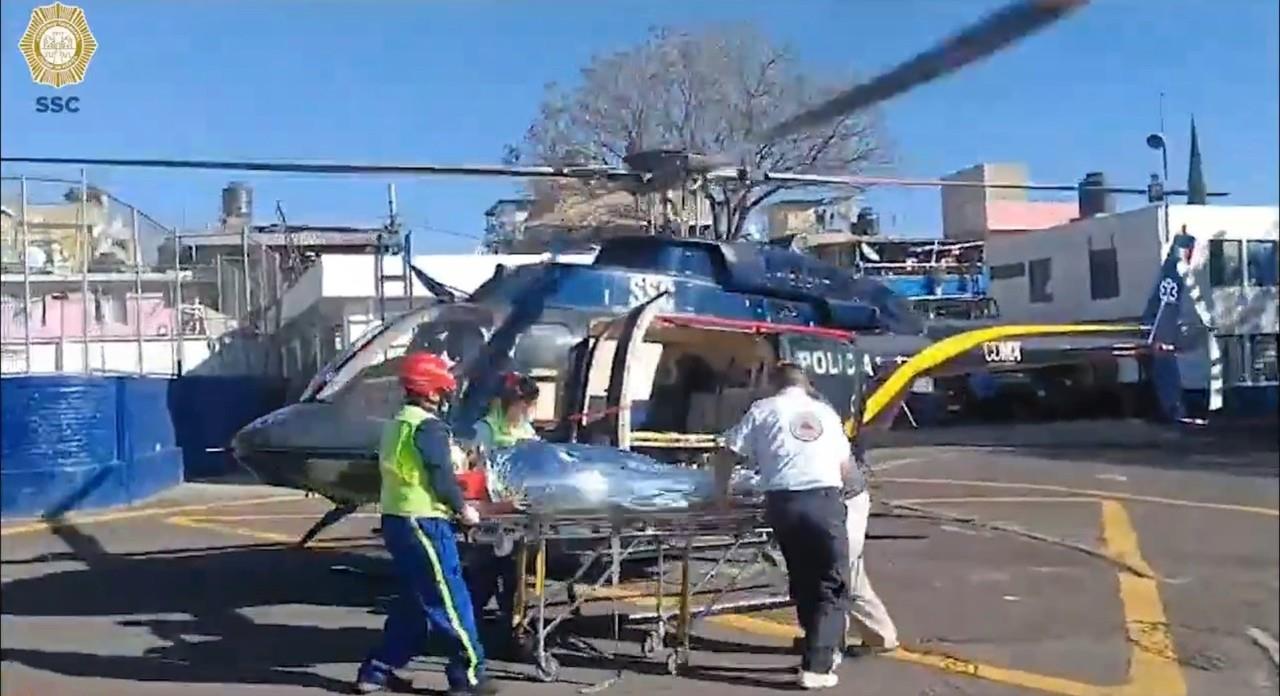 Trasladan a policía de tránsito que fue arrollado en Álvaro Obregón . Foto: Captura de pantalla