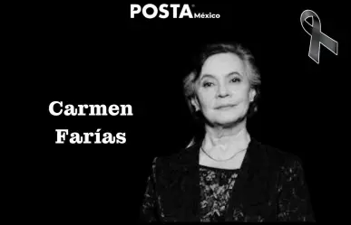 Muere María del Carmen Farías, actriz en Las Aparicio