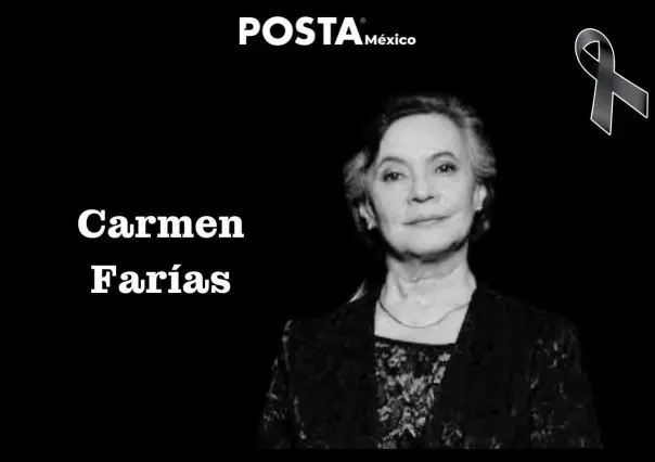 Muere María del Carmen Farías, actriz en Las Aparicio