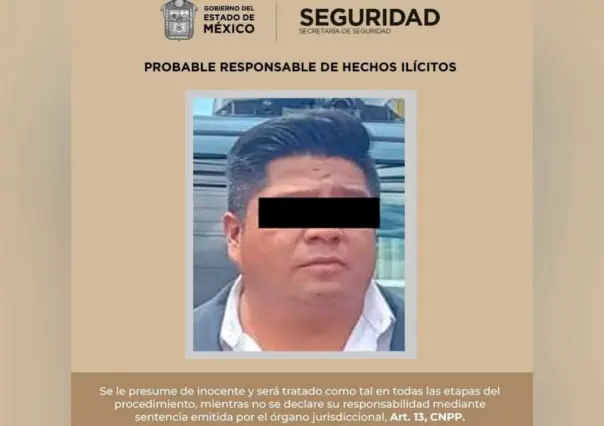 Detienen a sospechoso de robo y fraude a cuentahabientes en TOLUCA